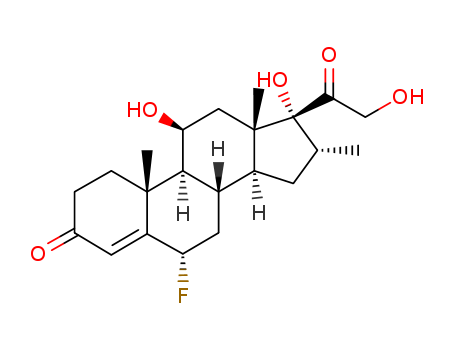 (6S,16R,17R)-6-fluoro-11,17-dihydroxy-17-(2-hydroxyacetyl)-10,13,16-trimethyl-2,6,7,8,9,11,12,14,15,16-decahydro-1H-cyclopenta[a]phenanthren-3-one
