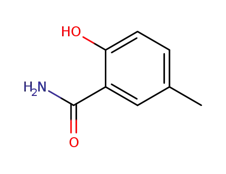 Molecular Structure of 39506-61-1 (5-Methylsalicylamide)