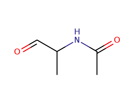 Molecular Structure of 73323-67-8 (N-acetyl-α-aminopropionaldehyde)