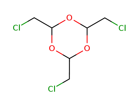 Molecular Structure of 1129-52-8 (2,4,6-TRIS(CHLOROMETHYL)-1,3,5-TRIOXANE)