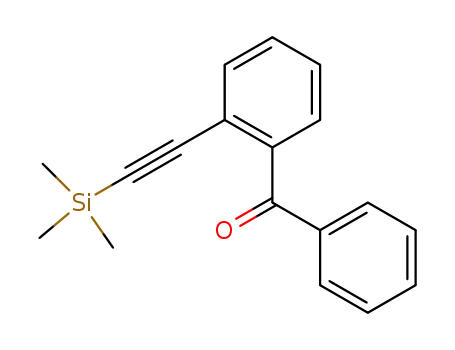 Molecular Structure of 172607-53-3 (Methanone, phenyl[2-[(trimethylsilyl)ethynyl]phenyl]-)