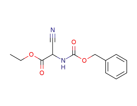 Molecular Structure of 3878-13-5 (ETHYL N-(BENZYLOXYCARBONYL)-AMINOCYANOACETATE)
