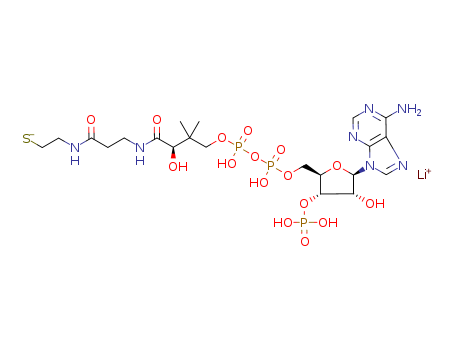 Coenzyme A, lithiumsalt (1:3)(18439-24-2)