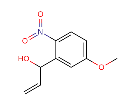 Molecular Structure of 162927-72-2 (1-(5-Methoxy-2-nitro-phenyl)-prop-2-en-1-ol)