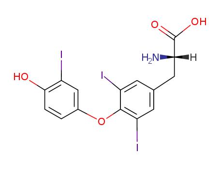 L-Tyrosine,O-(4-hydroxy-3-iodophenyl)-3,5-diiodo-, labeled with iodine-125