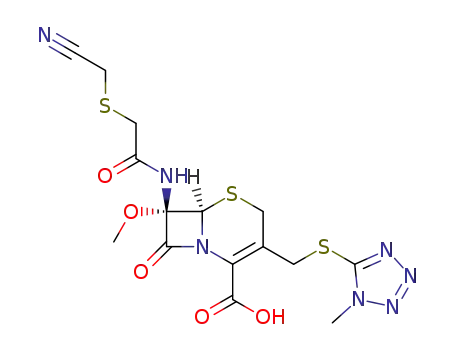 Molecular Structure of 56796-20-4 (Cefmetazole)
