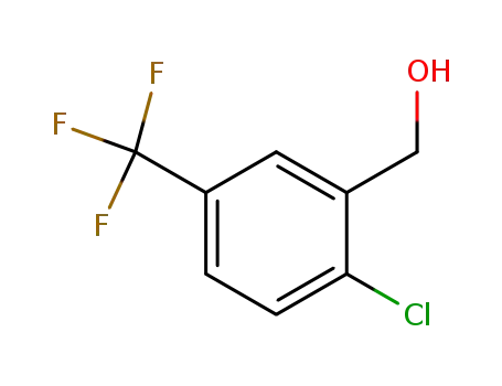 Molecular Structure of 64372-62-9 (2-Chloro-5-(trifluoromethyl)benzyl alcohol)