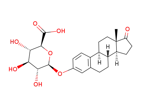 Molecular Structure of 2479-90-5 (1,3,5(10)-ESTRATRIEN-3-OL-17-ONE 3(O->1BETA)-D-GLYCOPYRANOSIDURONIC ACID)