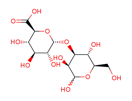 Molecular Structure of 4343-50-4 (3-O-beta-glucuronosylgalactose)