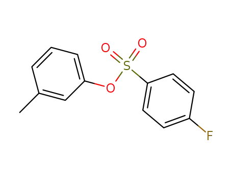 Molecular Structure of 143858-74-6 (3-methylphenyl 4-fluorobenzenesulfonate)