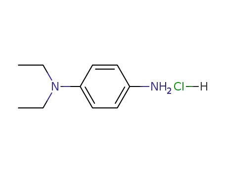 Molecular Structure of 2198-58-5 (N,N-DIETHYL-P-PHENYLENEDIAMINE MONOHYDROCHLORIDE)