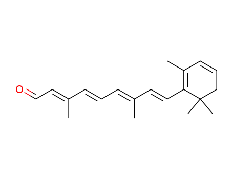 Molecular Structure of 472-87-7 (dehydroretinaldehyde)
