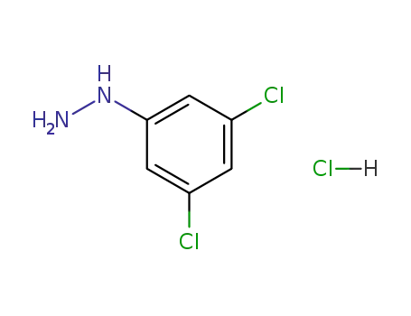 Molecular Structure of 63352-99-8 (3,5-Dichlorophenylhydrazine hydrochloride)