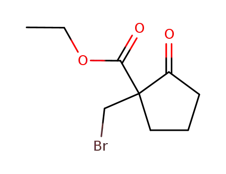 ethyl 2-(bromomethyl)-1-cyclopentanone-2-carboxylate