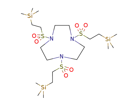 Molecular Structure of 340970-58-3 (N,N',N''-tris(β-trimethylsilylethanesulfonyl)-1,4,7-triazacyclononane)