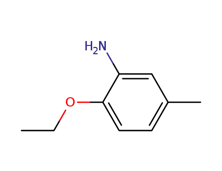 Molecular Structure of 6331-70-0 (2-ethoxy-5-methylaniline)