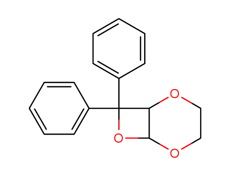 Molecular Structure of 108165-08-8 (7,7-diphenyl-2,5,8-trioxatricyclo<4.2.0> octane)