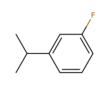 Molecular Structure of 2193-38-6 (Benzene, 1-fluoro-3-(1-methylethyl)-)