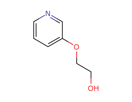 Molecular Structure of 119967-49-6 (Ethanol, 2-(3-pyridinyloxy)- (9CI))