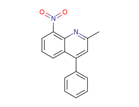 Molecular Structure of 70205-01-5 (2-methyl-8-nitro-4-phenyl-quinoline)
