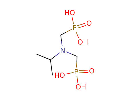 Molecular Structure of 6056-52-6 ([(isopropylimino)dimethylene]bisphosphonic acid)