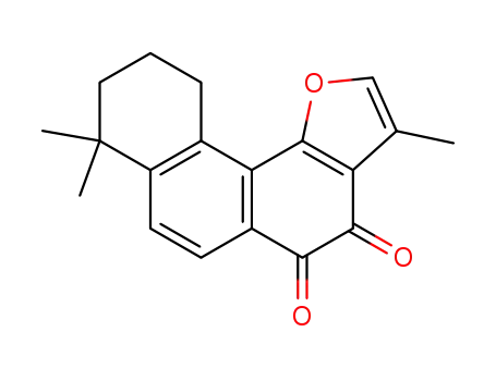 Molecular Structure of 118950-00-8 (3,8,8-Trimethyl-8,9,10,11-tetrahydro-phenanthro[4,3-b]furan-4,5-dione)