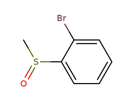 Molecular Structure of 126218-83-5 (Benzene, 1-bromo-2-[(R)-methylsulfinyl]-)