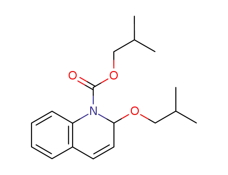 Molecular Structure of 38428-14-7 (Isobutyl 1,2-dihydro-2-isobutoxy-1-quinoline-carboxylate)