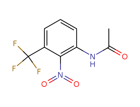 N-[2-nitro-3-(trifluoromethyl)phenyl]acetamide cas  387-19-9