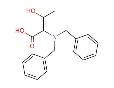 2-Dibenzylamino-3-hydroxy-butyric acid