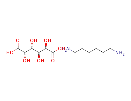 Molecular Structure of 709038-80-2 (hexamethylenediammonium galactarate)