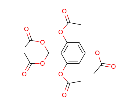 Molecular Structure of 858841-91-5 (1,3,5-triacetoxy-2-diacetoxymethyl-benzene)