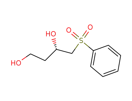 Molecular Structure of 117631-61-5 ((S)-4-Benzenesulfonyl-butane-1,3-diol)