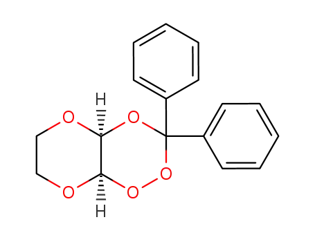 Molecular Structure of 108165-09-9 (cis-2,3,5,7,10-pentaoxa-4,4-diphenylbicyclo<4.4.0>dodecane)