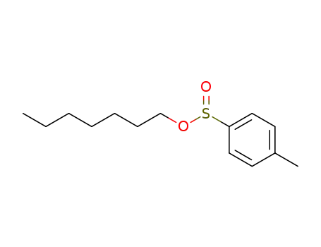 Molecular Structure of 89149-55-3 (heptyl 4-methylbenzenesulfinate)