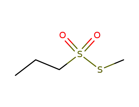 Molecular Structure of 2144-06-1 (1-Propanesulfonothioic acid, S-methyl ester)
