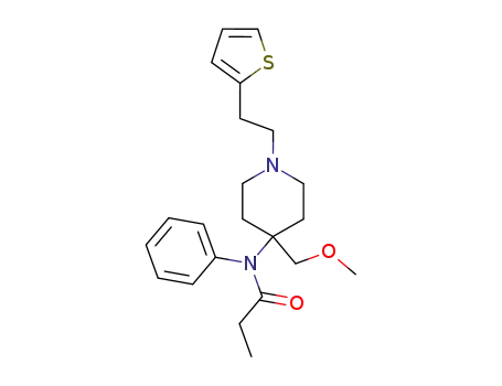 Molecular Structure of 56030-54-7 (Sufentanil)