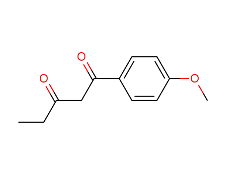 Molecular Structure of 54103-36-5 (1-(4-methoxyphenyl)-1,3-pentanedione)