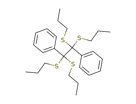 Benzene, 1,1'-[1,1,2,2-tetrakis(propylthio)-1,2-ethanediyl]bis-