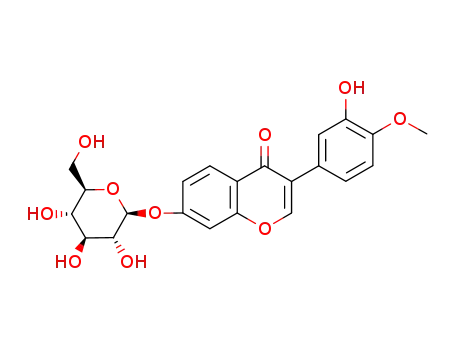Molecular Structure of 20633-67-4 (CALYCOSIN 7-O-GLUCOSIDE)