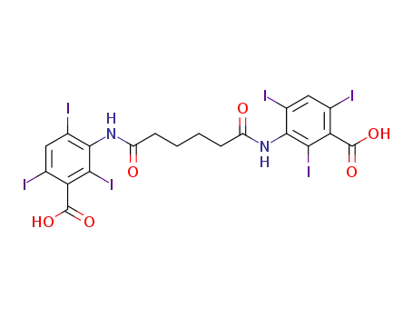 Benzoic acid,3,3'-[(1,6-dioxo-1,6-hexanediyl)diimino]bis[2,4,6-triiodo-