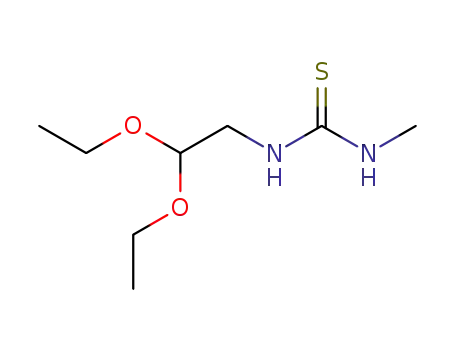 Molecular Structure of 90203-43-3 (<i>N</i>-(2,2-diethoxy-ethyl)-<i>N</i>'-methyl-thiourea)