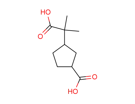 Molecular Structure of 473-35-8 (2-(3-carboxycyclopentyl)-2-methylpropionic acid)