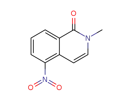 Molecular Structure of 42792-96-1 (2-Methyl-5-nitro-2H-isoquinolin-1-one)
