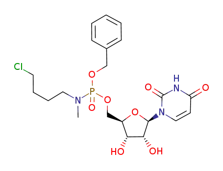 Molecular Structure of 727398-81-4 (5'-uridyl benzyl N-methyl-N-(4-chlorobutyl)phosphoramidate)