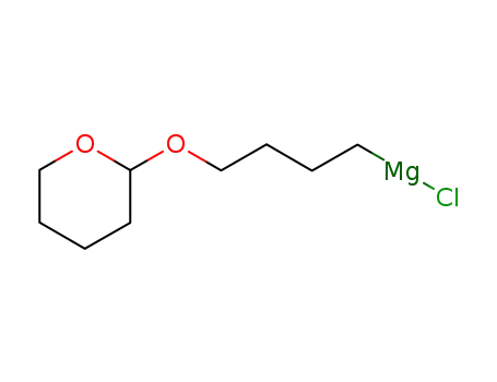 Molecular Structure of 58766-02-2 (4-<(tetrahydropyran-2-yl)oxy>butylmagnesium chloride)