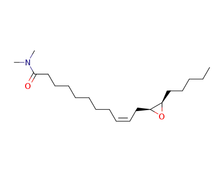 Molecular Structure of 1323108-64-0 (N,N-dimethyl-(12S,13R)-epoxy-cis-9-octadecenyl amide)