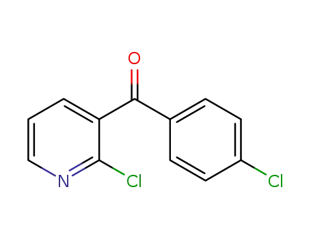 Molecular Structure of 80099-85-0 (2-chloro-3-(4-chlorobenzoyl)-pyridine)