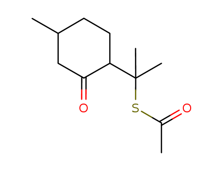 Ethanethioic acid,S-[1-methyl-1-(4-methyl-2-oxocyclohexyl)ethyl] ester