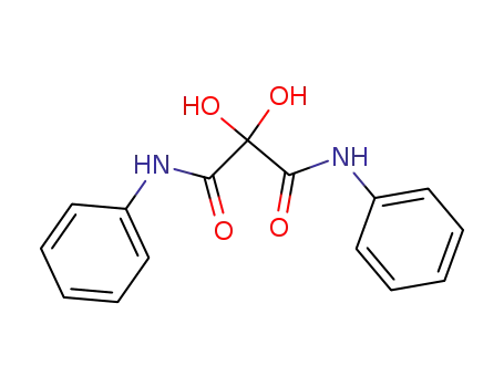 Molecular Structure of 91732-73-9 (Propanediamide, 2,2-dihydroxy-N,N'-diphenyl-)